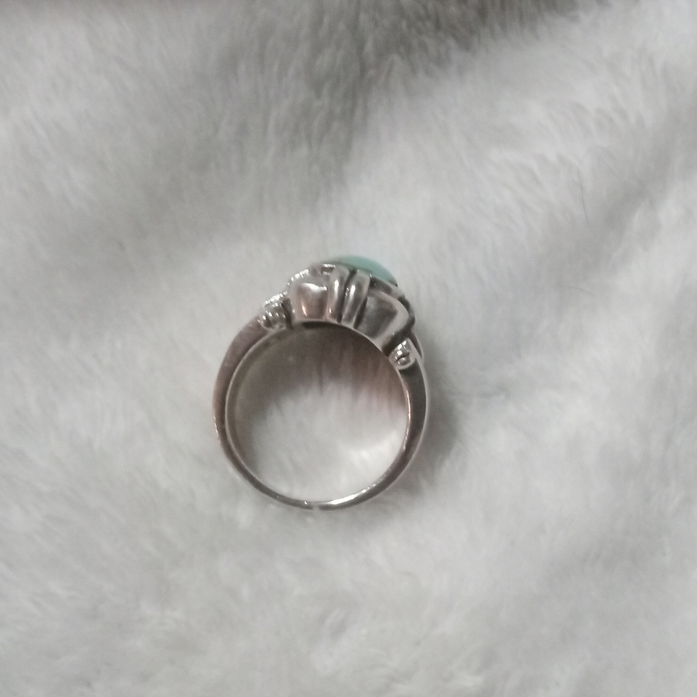 Silver Turquoise Ring - Picture 5 of 7